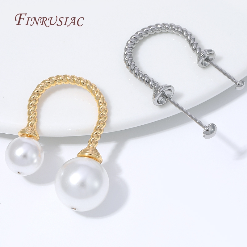 Hoop Earrings - 1-3Pcs 18K Gold Plated Twisted Hoop