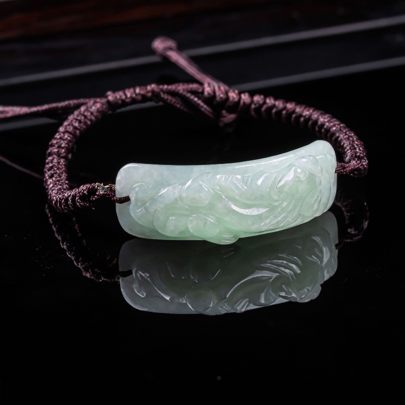 Jewelry & Watches Sp Z Oo Janów Lubelski - Burmese Jadeite Pixiu Bracelet Carved Hand