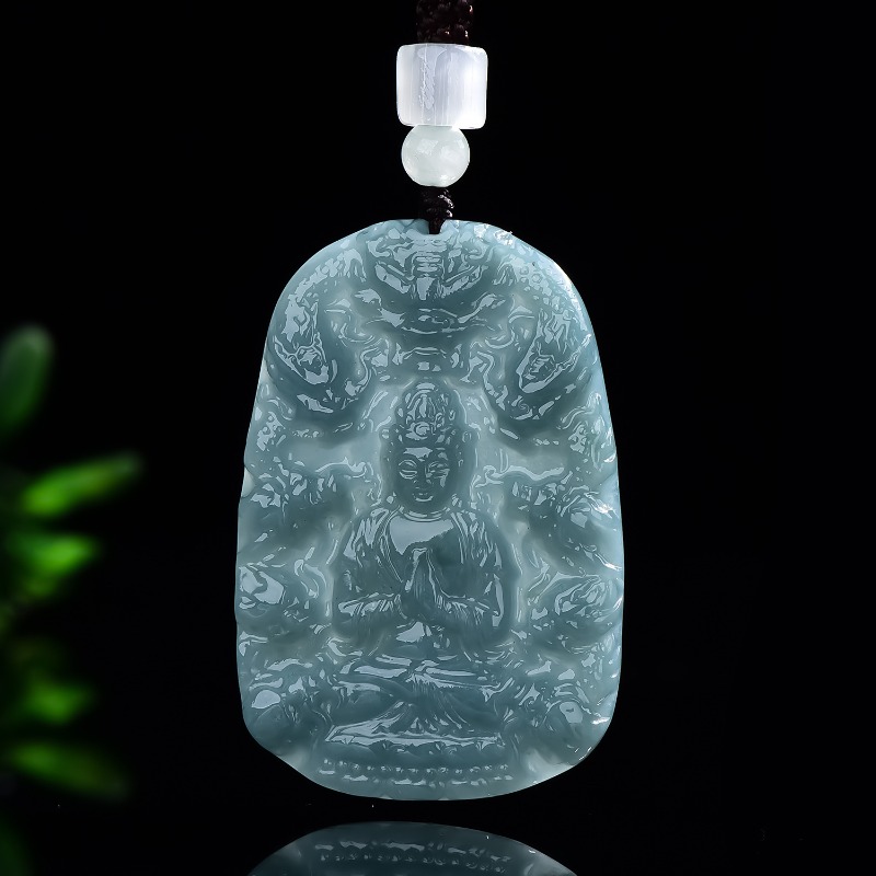 Jewelry & Watches Sp Z Oo Janów Lubelski - Real Natural Emerald Jade Blue Water