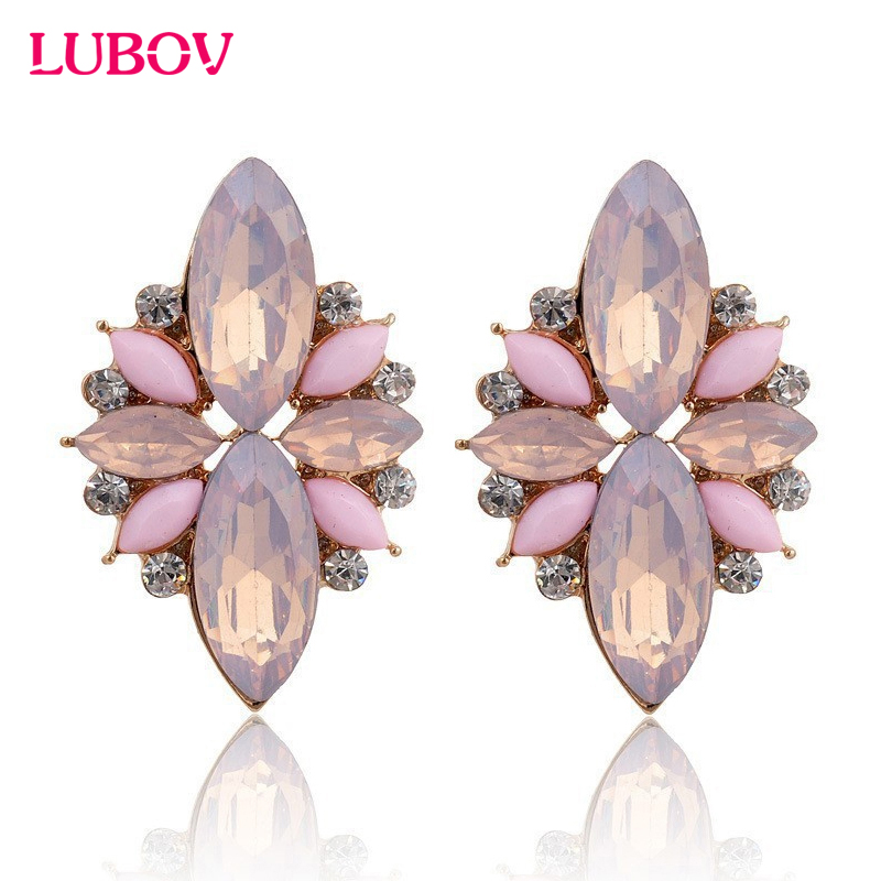 Opal Earrings Dangle - LUBOV 2018 New Elegant Opal Stone