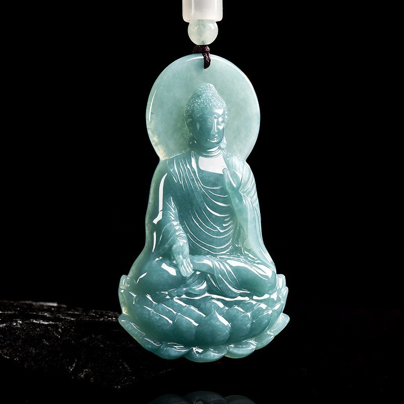 Natural Burmese Jadeite Buddha - Jewelry & Watches Sp Z Oo Janów Lubelski 评论和价格