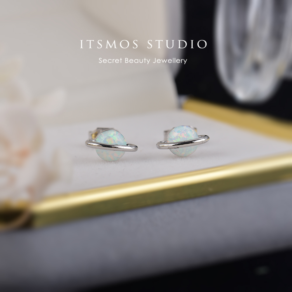 ITSMOS  White Fire Opal Zircon - Opal Earrings Dangle 评论和价格