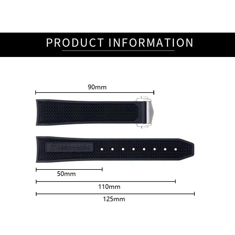 Rubber Silicone Curved Lug Wat - Omega Watch Speedmaster 评论和价格