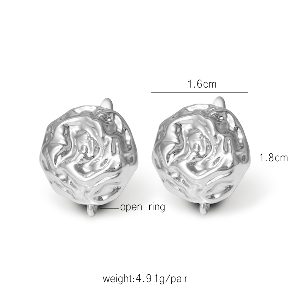 NEW 18K Gold/ Rhodium Plated B - Hoop Earrings 评论和价格