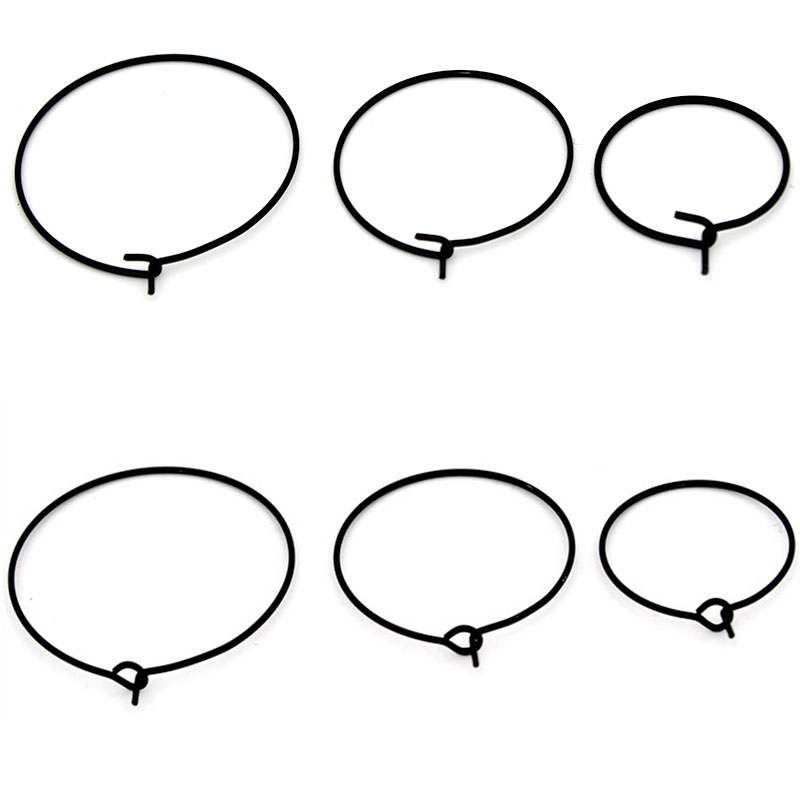 20Pcs 20mm 25mm 30mm Stainless - Hoop Earrings 评论和价格