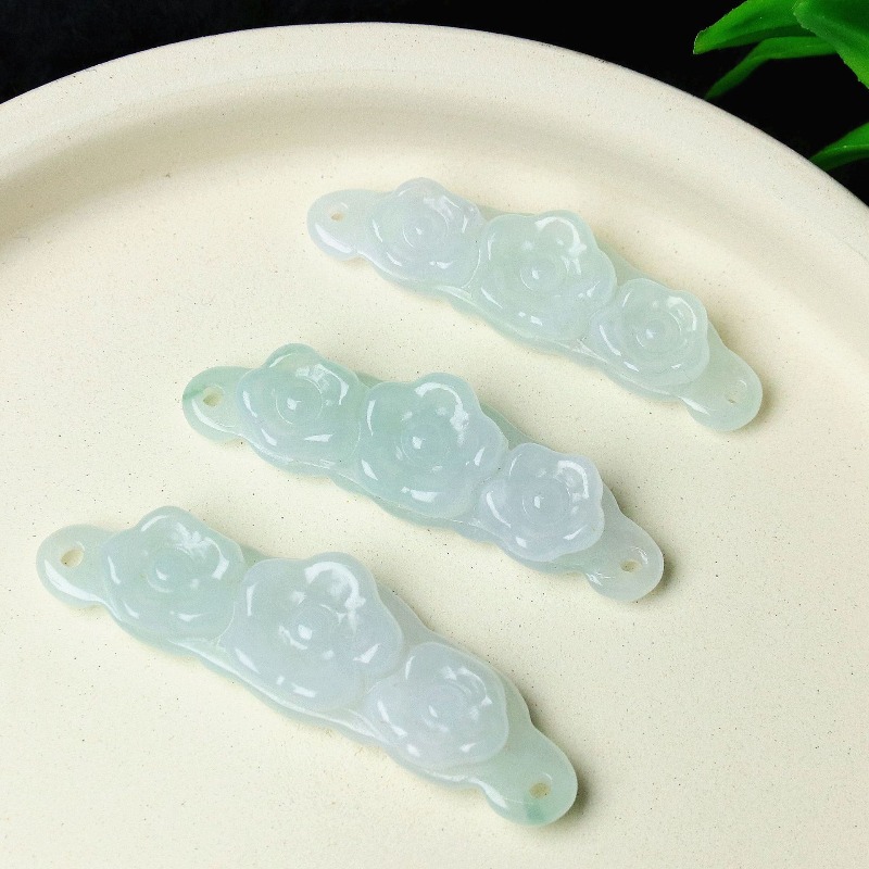 1pc Natural Jadeite Emerald Fl - Jewelry & Watches Sp Z Oo Janów Lubelski 评论和价格