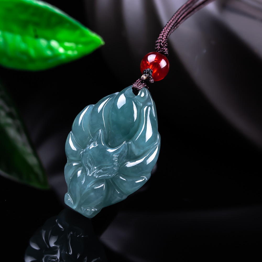 Natural Burmese Jadeite Fox Pe - Jewelry & Watches Sp Z Oo Janów Lubelski 评论和价格