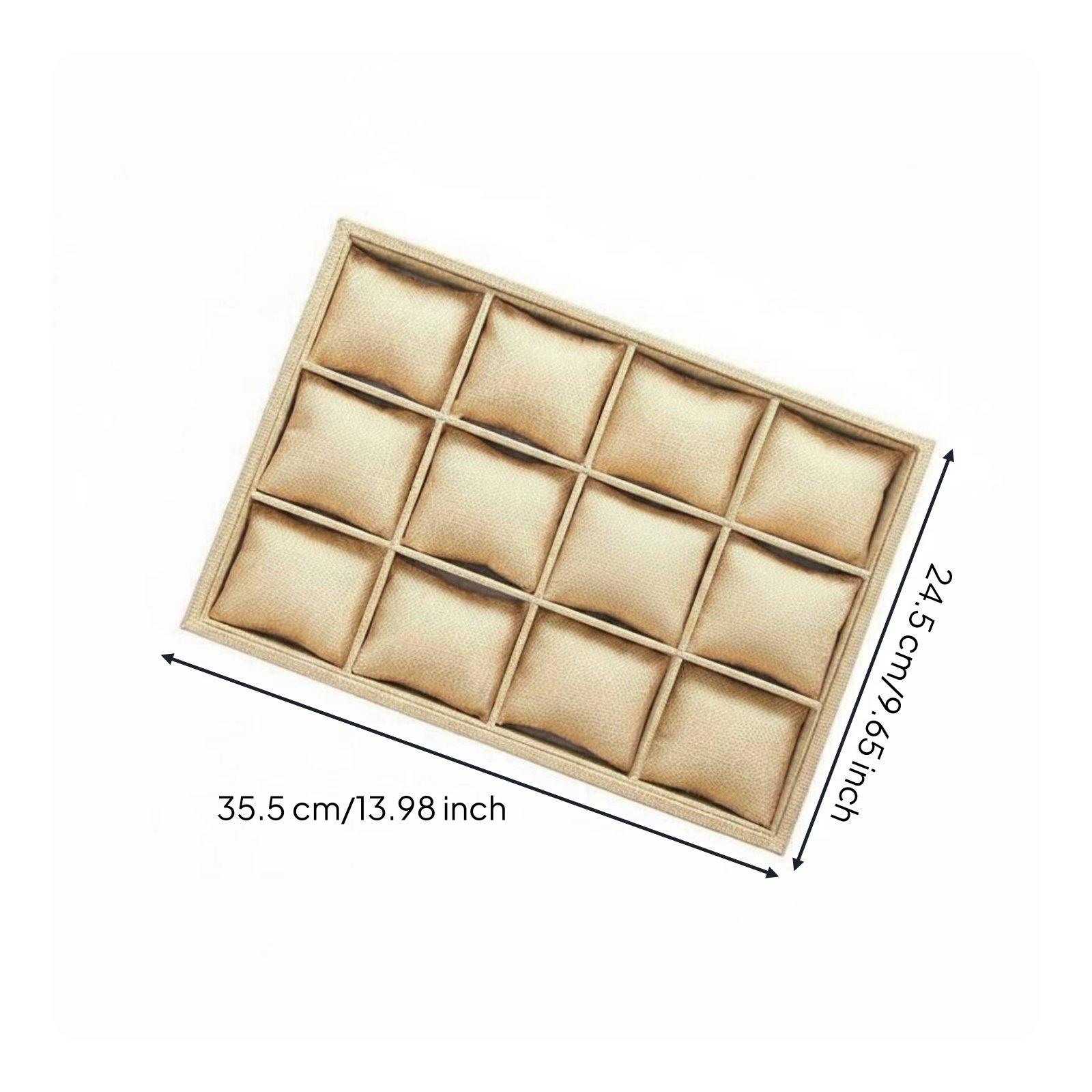 Linen Fabric Jewelry Holder Op - Jewelry Box Watches Bracelets 评论和价格