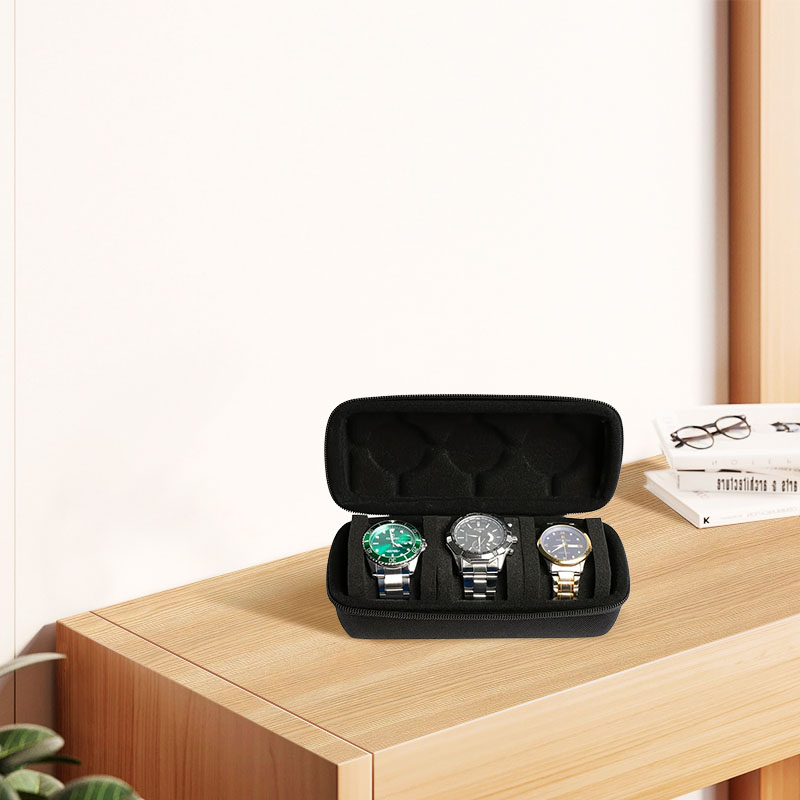 Travel Case for Watch with 3 S - Jewelry Box Watches Bracelets 评论和价格