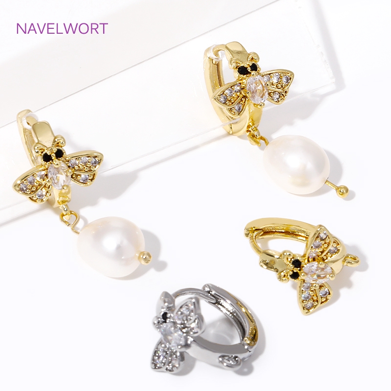 Luxury 18K Gold Plated Brass R - Hoop Earrings 评论和价格