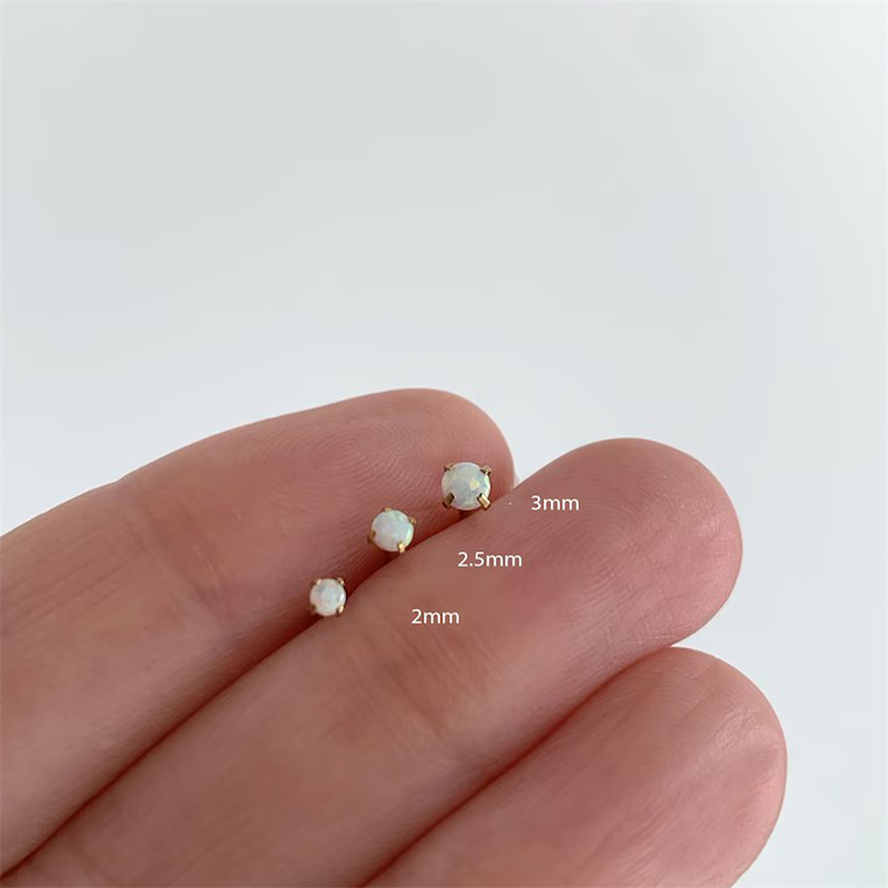 AIDE 925 Sterling Silver Class - Opal Earrings Dangle 评论和价格