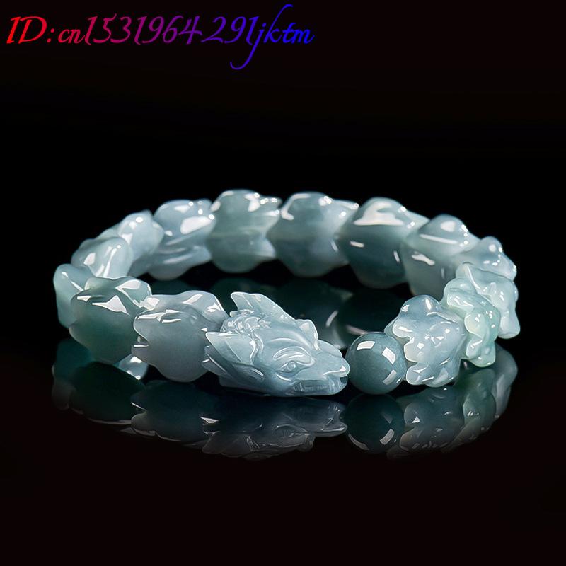 Blue Burmese Jadeite Dragon Br - Jewelry & Watches Sp Z Oo Janów Lubelski 评论和价格