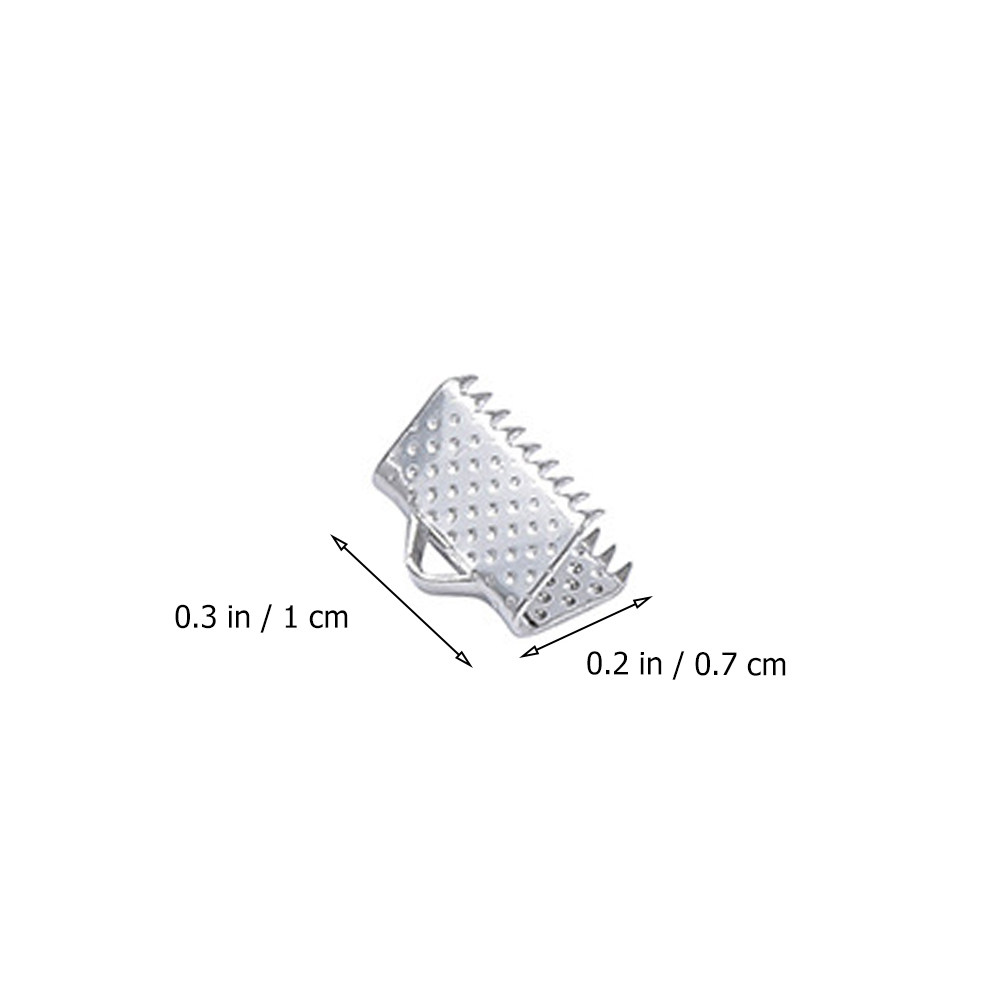 Iron Ribbon Pinch Crimp Ends 1 - Jewelry Repair & Watches Photos 评论和价格