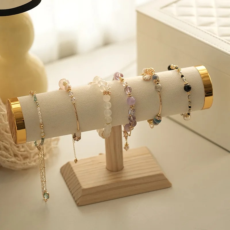 Wood Base T‑Bar Bracelet Displ - Jewelry Shop Watches 评论和价格