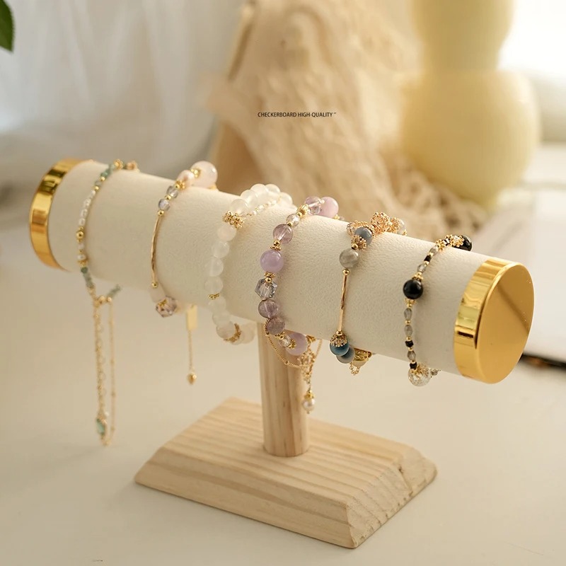 Wood Base T‑Bar Bracelet Displ - Jewelry Shop Watches 评论和价格