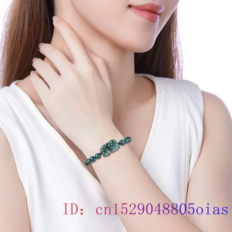 Burmese Jadeite Pixiu Bracelet - Jewelry & Watches Sp Z Oo Janów Lubelski 评论和价格
